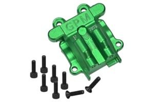 GPM Upgrades Aluminum 7075 Front Diff Cover for 1/18 4WD Granite Grom Mega 380 Brushed 4X4 Monster Truck ARA2102 Green Best RC Monster Truck for the Money