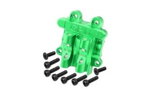 GPM Upgrades Aluminum 7075 Rear Diff Cover for Tech RC Monster Truck 1/18 4WD Granite Grom Mega 380 Brushed 4X4 ARA2102 Green