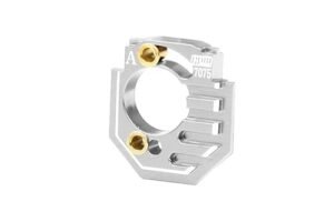 GPM Upgrades Aluminum 7075 Motor Mount Adjustable with Heat Dissipation for 1/18 4WD Granite Grom Mega 380 Brushed 4X4 Monster Truck ARA2102 Silver rc brushed motor dyno