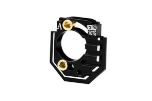 GPM Upgrades Aluminum 7075 Motor Mount Adjustable with Heat Dissipation for ARRMA 1 18 4WD Granite Grom Mega 380 Brushed 4X4 Monster Truck ARA2102 Black rc 380 motor specs