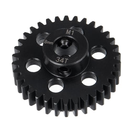 BRKRC Steel Pinion Motor Gear M1 8mm 28 54T for Gas 1/5 Scale RC Truck ARRMA Traxxas X MAXX