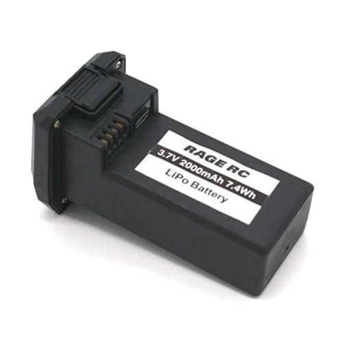Rage RC 3.7v 1s 2000mah Lipo Battery With Case for Stinger 3.0 RGR4557