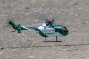 Rage RC Rescue Heli 4 Blade RTF Sheriff RGR6052 Nitro Fuel Powered Remote Control Helicopter