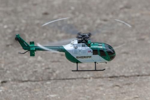 Rage RC Rescue Heli 4 Blade RTF Sheriff RGR6052 Nitro Fuel Powered Remote Control Helicopter