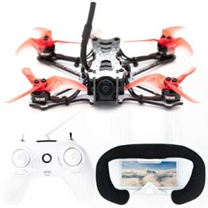 Tiny Hawk Micro Drone Free Style 2 FPV Racing Outdoor Quad Ready To Fly Kit with Goggles and Controller RC Hawk Jet for Beginners and Pros