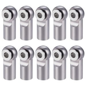 MOHERO 10Pcs M2 Tie Rod End Ball Joint Link Ball Head Holder Titanium Upgrade Parts for RGT RC Truck