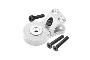 GPM Upgrades Aluminum 7075 Servo Saver Steering 25T for Arrma 1 10 Gorgon 4X2 Mega 550 Brushed Monster Truck RTR ARA3230ST1 Silver Perfect for RC Gas Monster Truck Enthusiasts