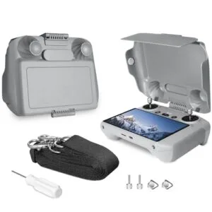 Arzroic RC Trainer Kit Sun Hood for DJI Mini 3 and 3 Pro Controller Anti Glare Sun Shade Cover with Neck Lanyard