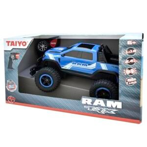 Taiyo Toy Shock Ram TRX Pickup 1/16 Scale 18650 Powered RC Car Blue 2.4GHz Remote Control Off Road Truck