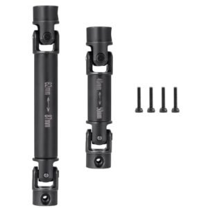 QUPA AM STORE Custom RC Car Store Stainless Steel Drive Shafts 40 62mm for 1/18 TRX4M K10 RC Crawler Car Upgrades