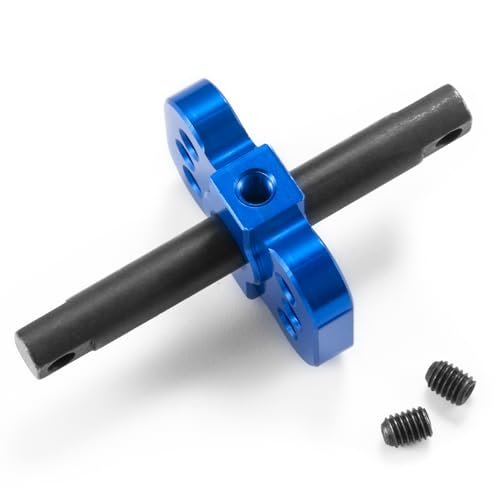 JGGZONE Aluminum Differential Locker Spool Diff Case Mounts for 1/10 Scale Traxxas Slash 2WD Rustler Stampede VXL Bandit RC Scale Truck Parts Blue