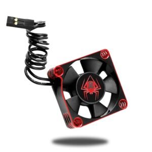 Chanmoo RC Brushed Motor 540 Cooling Fan 35mm High Speed 28000RPM Aluminum Alloy Heatsink for 1/8 1/10 1/12 Scale RC Cars