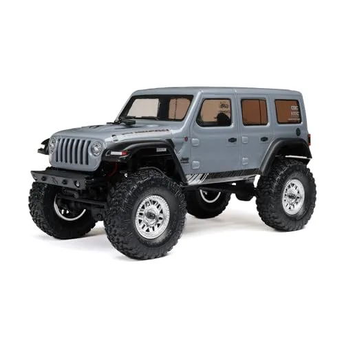 Axial SCX24 2019 Jeep Wrangler JLU CRC 1/24 RC Truck Body Gray 4WD RTR with Battery and Charger AXI00002V3T3