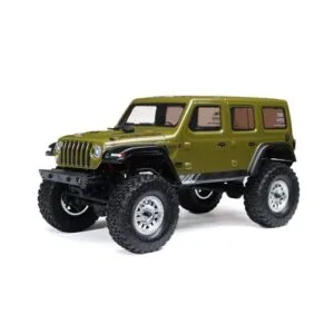 Axial SCX24 2019 Jeep Wrangler JLU CRC 1/24 4WD RTR RC Truck with Detailed Jeep Truck RC Body Green AXI00002V3T4