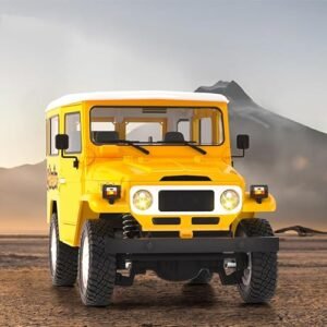Wheelfun HG P407 RC Truck 1/16 FJ40 Off Road Electric Crawler Car with 2 4G Remote Controller Light Sound and Smoking Unit