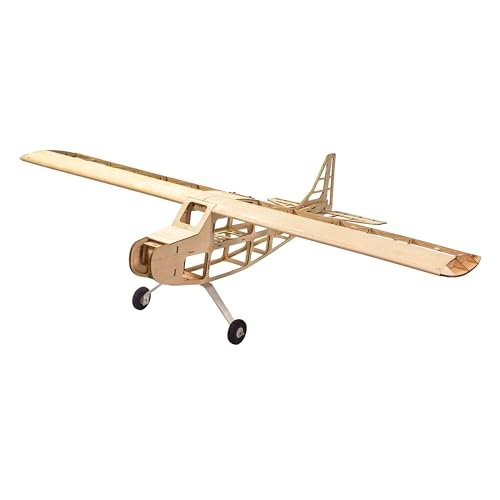 VilogaRC Midwest RC Airplane Kits Balsa Wood T05 Vogee 08 Training Plane 32 Inch Wingspan Unassembled Model Aircraft with Motor ESC Servo Prop Film Pack