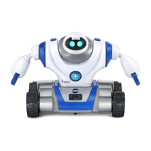 VTech Make a Bot Transformable Robot Toy with Sound Sensor Obstacle Detector for Kids Ages 5 and Up