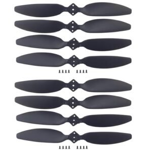 Anbee 8pcs Propellers Props Blades Spare Part for Holy Stone HS720G RC Quadcopter Ideal for RC WW2 Battleships Enthusiasts