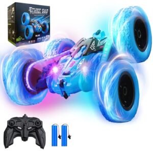 Henyiona RC Universe Classified Remote Control Stunt Car for Kids 360° Rotating Double Sided 4WD Off Road Toy