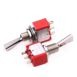 Hobby Plus RC 2Pcs 3 Position Long Toggle Switch Compatible with Spektrum DX9 FrSky Taranis X9D Plus I6x ET16S AT9S