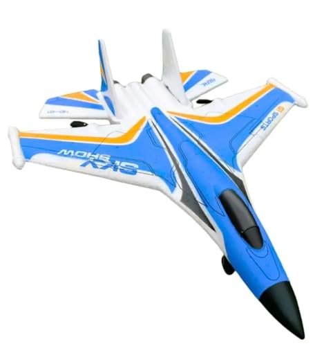 Haris Royal RC Engines Glider Plane Remote Control Foam Airplane for Teenagers and Adults Blue