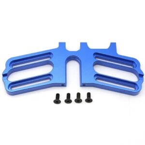 Mountain Hobbies RC Aluminum Dual Motor Bracket Mount Upgrade Parts for ARRMA 1/7 Felony Infraction Limitless F1 RC Car Blue