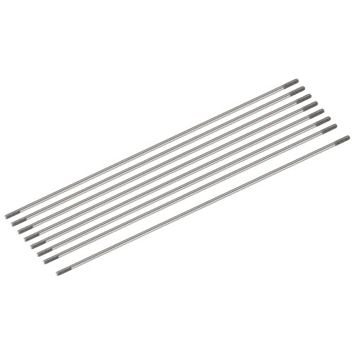 MECCANIXITY 8pcs 304 Stainless Steel Double End Threaded Rod Push Rod Connector M3x250mm for RC Shocks DIY Models