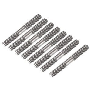 MECCANIXITY 8pcs M3x25mm 304 Stainless Steel Push Rod Connector for RC Trucks for Trade DIY Models