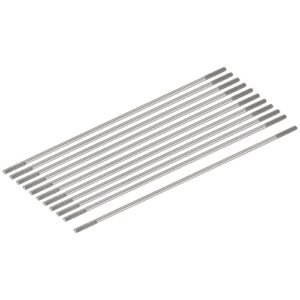 MECCANIXITY 15pcs 304 Stainless Steel Push Rod Connector Double End Threaded Rod M2x95mm for RC Server DIY Models