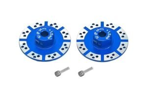 Losi Baja Rey RC Trophy Truck Upgrade Aluminum 7075 Hex with Brake Disk Silver Lining for 1 10 Scale Models