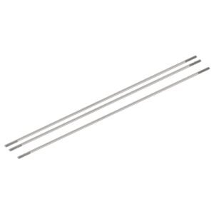 MECCANIXITY 3pcs Push Rod Connector Double End Threaded Rod 304 Stainless Steel for DIY RC Planes for Dummies Cars Boats Airplanes Helicopters M2x300mm