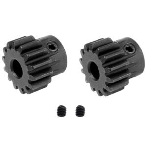 ADORLY 2Pcs 32P 11T 3mm Steel Pinion Gear for Exceed RC Nitro Truck Parts Axial Capra SCX10 AX30722 Upgrade
