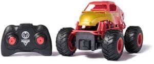 Monster Jam Marvel Iron Man RC Car 1 24 Scale Remote Control Truck for Kids Ages 4 and Up
