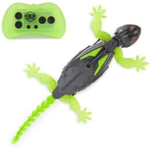 HEX BOTS Wall Crawler Gecko RC Remote Control Robot Toy for Kids Rechargeable Climbs Walls Prank Toy for Boys Girls Ages 4 and Up