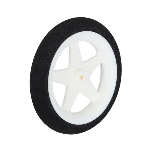 MECCANIXITY Flycat RC Plane Wheels OD 2.17 Inch White Sponge Foam Replacement Wheels Pack of 1