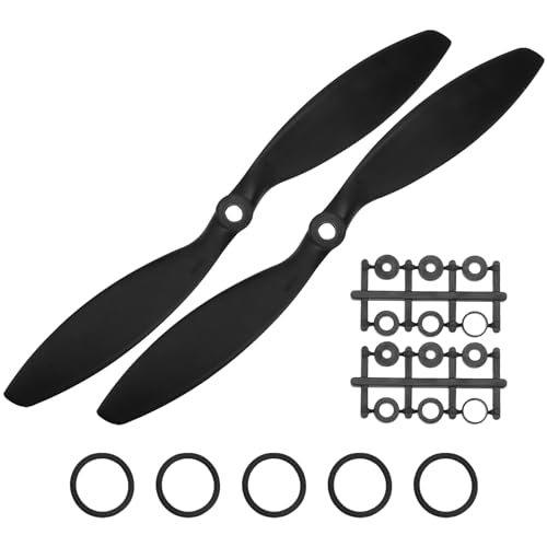 LT Easiyl 2Pcs 8038 Nylon CCW Propellers for Radiolink A560 Aircraft 2204KV 2206KV Motors Black