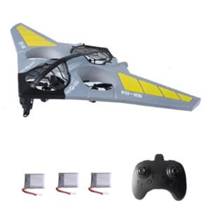 GoolRC B 2 Stealth Bomber RC Airplane 2.4GHz 2CH Foam Glider with 3 Batteries Ideal RC Bomber Bodies for Beginners Adults Yellow