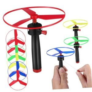 CIYODO RC Training Plane Propeller Toy Set Interactive Flying Saucer for Outdoor Fun