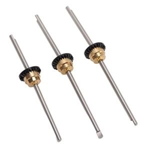 WPL 3PCS Aluminum Alloy Axle Differential Kit with RC Truck Smoke Stacks Compatibility for C14 C24 C34 C44 B14 B16 B24 B36 1/16 Scale RC Crawlers