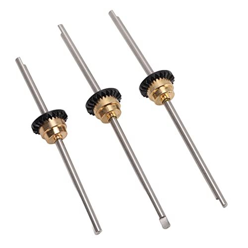 WPL 3PCS Aluminum Alloy Axle Differential Kit with RC Truck Smoke Stacks Compatibility for C14 C24 C34 C44 B14 B16 B24 B36 1/16 Scale RC Crawlers