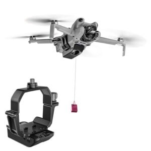 GAEKOL Mini 4 Pro Payload Airdrop System, Activated by Auxiliary LED, Payload/Wedding Ring Fishing Bait Delivery Release Device for DJI Mini 4 Pro