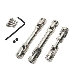 Probuild RC Wheels UGPLM 3Pcs Metal Drive Shaft Transmission Shaft Upgrade Parts for G500 MN128 MN86 1/12 Scale RC Cars