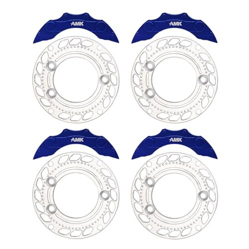 AMK Aluminum TRX4 Brake Discs with Caliper Upgrade Kit for 1 10 Scale RC Crawler Bodies