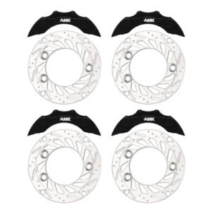 AMK Aluminum TRX4 Brake Discs with Caliper Upgrade Kit for 1/10 Scale RC Crawler Hardbody TRX4 TRX6 Models