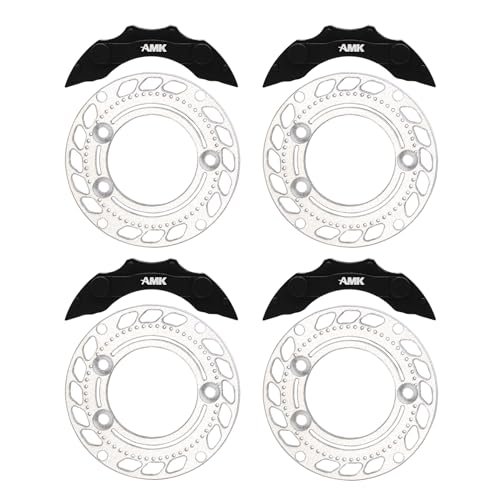 AMK Aluminum TRX4 Brake Discs with Caliper Upgrade Kit for 1 10 Scale RC Crawler Body