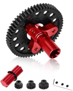 RCarmubWow 57T Steel Slipper Gear Set for 1/10 and 1/8 Scale RC Cars Compatible with Granite Senton Vorteks Big Rock Kraton Outcast Typhon Perfect for Windy City RC Raceway & Hobbies