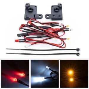 Zolikar 1 18 Scale RC Car Tires TRX4M K10 LED Light Kit Headlight Taillight Set for RC Crawler Car Upgrades