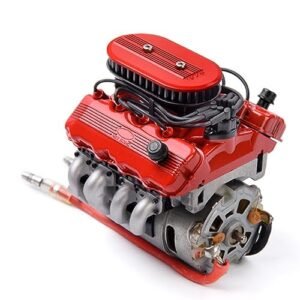 ZYGLO GRC V8 Metal Engine Kit with F76 Fan Radiator Motor Hood Set for 36mm Motor Perfect for KTM RC 390 Engine Specs Enthusiasts