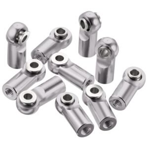 TOZO 10pcs M2 5 Titanium Metal Tie Rod End Balls for RC Crawler Car Upgrade Parts