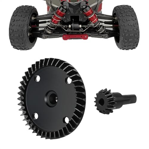 BRKRC Steel Diff Gear 42T 15T Gearbox Differential Gears Set for 4WD Gas Powered RC Trucks Arrma 1/8 Kraton Notorious Outcast Talion 6S BLX Typhon6S TLR 1/7 Fireteam Mojave 6S BLX